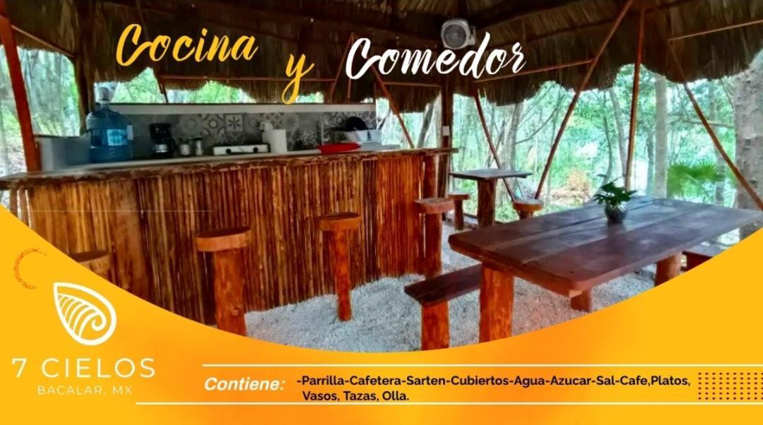 7 Cielos Bacalar. Luaran gambar